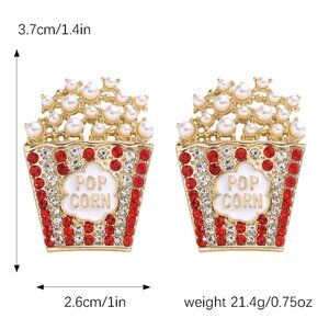 Sparkling Popcorn Earrings – Fun & Fabulous!